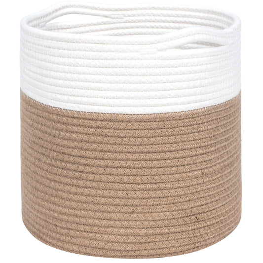 11"x11" Rope Basket - Jute