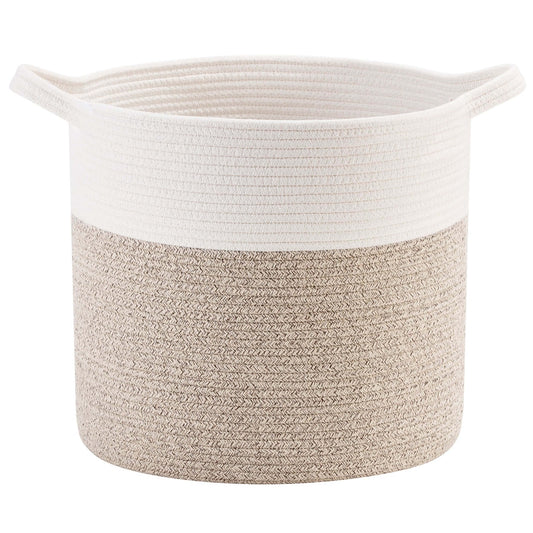 15"x14.2" Rope Basket - Light Brown